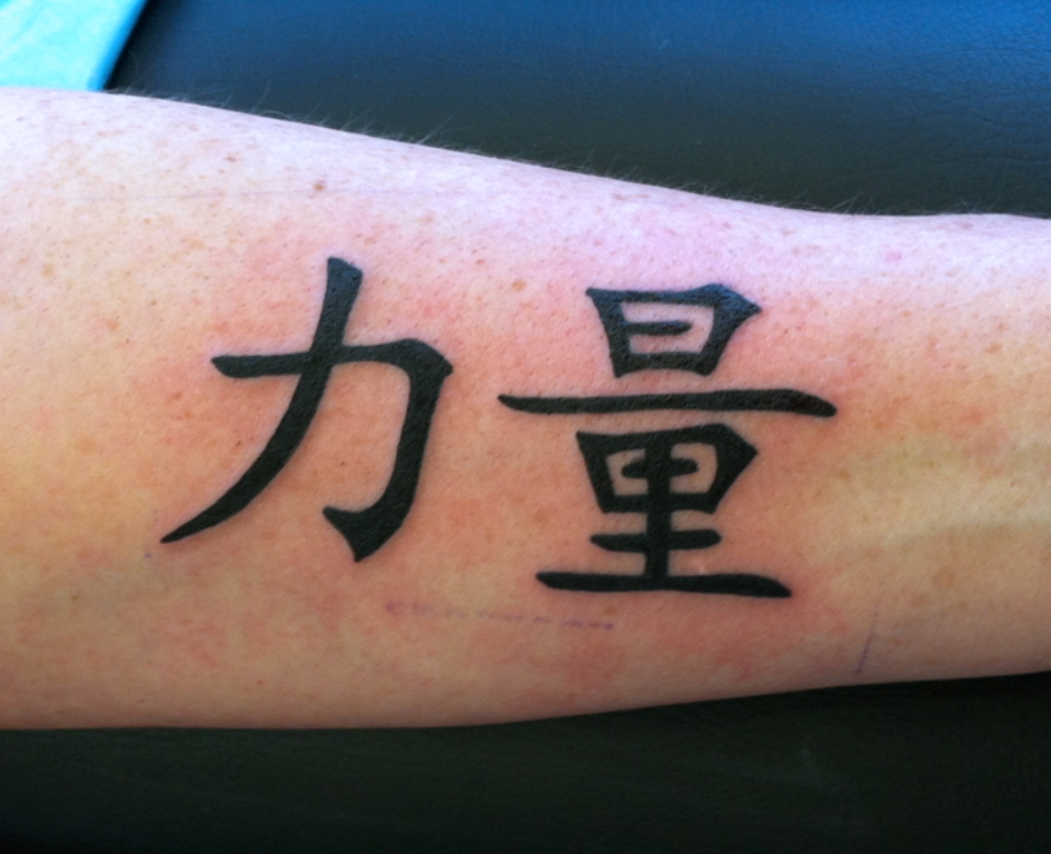 kanji wrist lettering