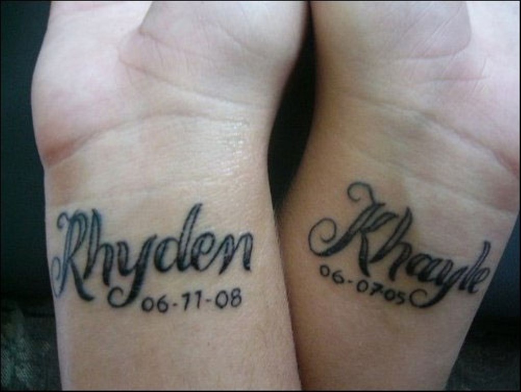 35 Stunning Name Wrist Tattoo Designs