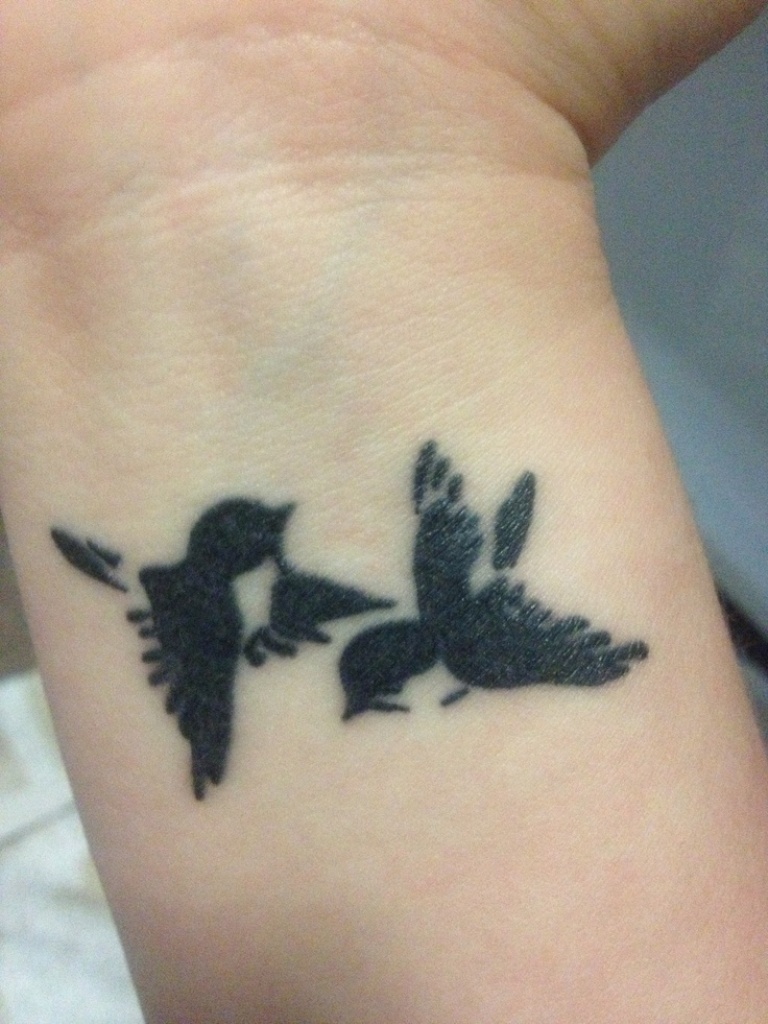 53 Awesome Birds Wrist Tattoo Designs