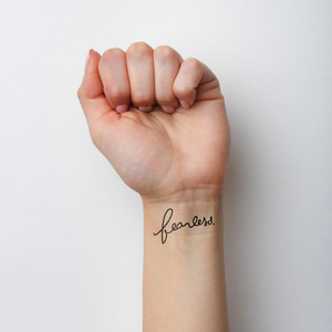 Adorable Fearless Tattoo