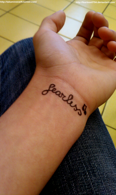 Sweet Fearless Tattoo